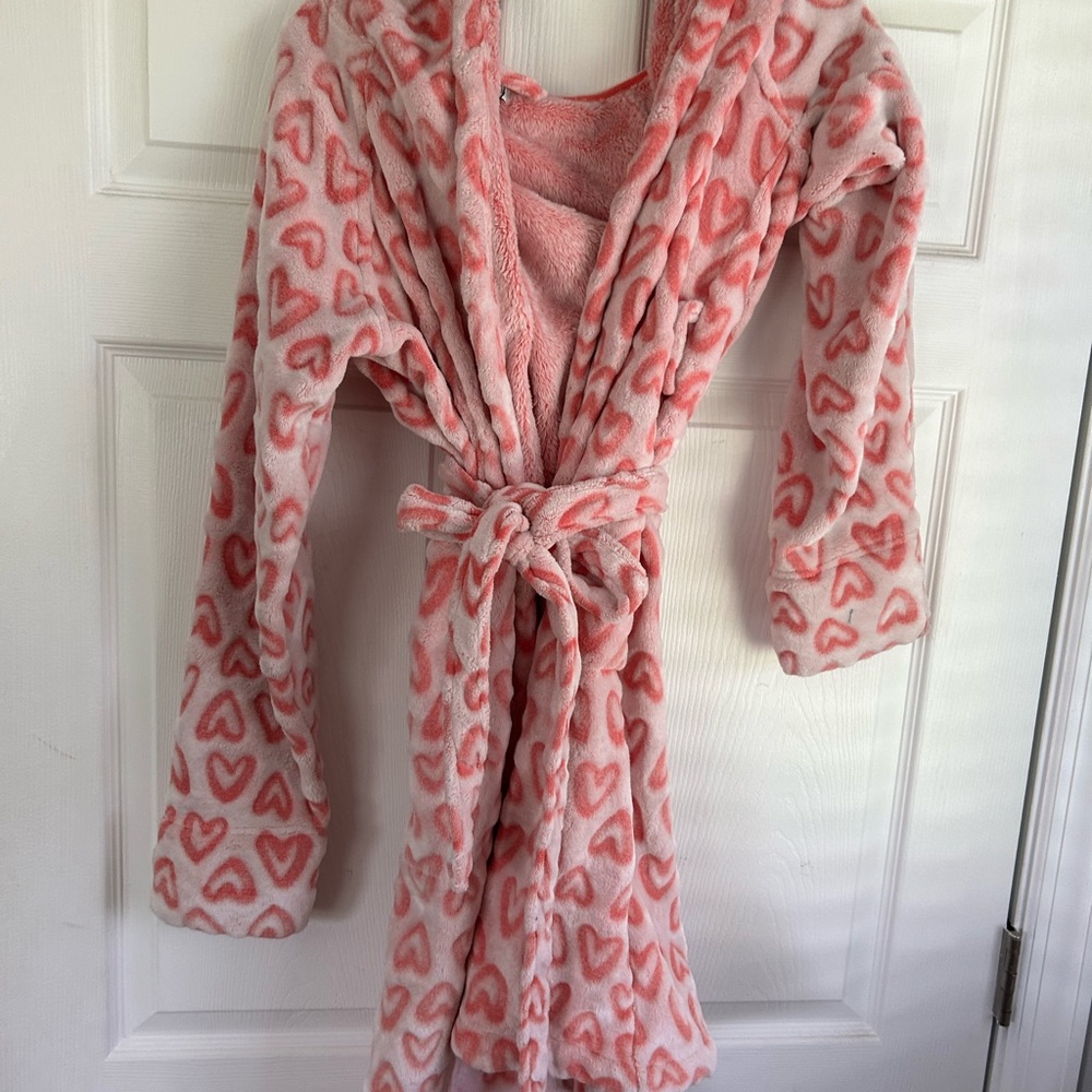 Vera Bradley robe pink with hearts